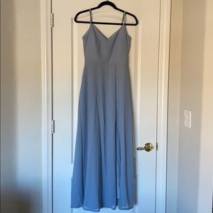 Birdy Grey Bridesmaids Dress Dusty Blue Devin XS